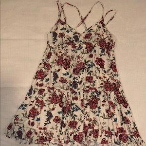 Floral print babydoll dress! Worn only twice!